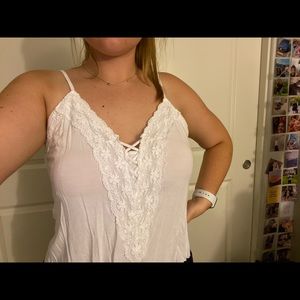 AEO soft & sexy white tank top